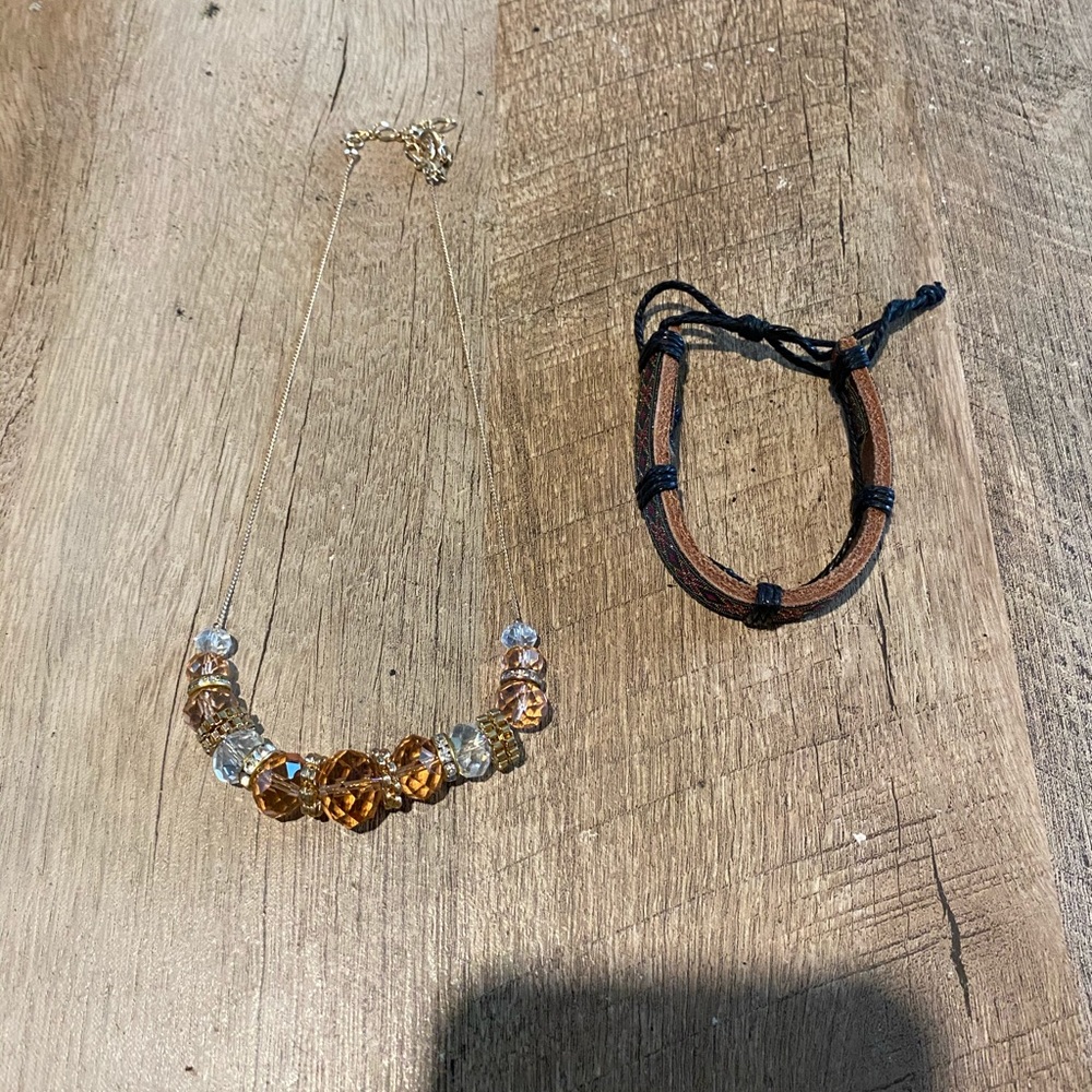 Necklace and bracelet